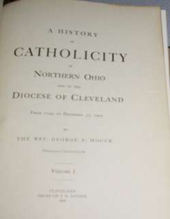 VERY RARE  1903 CLEVELAND TOLEDO YOUNGSTOWN Ohio OH 2 VOL 1st Ed 