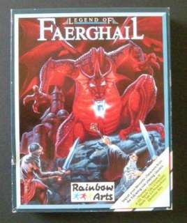 Legend of Faerghail IBM/PC +CIB+ 1990 *Rare*  