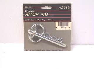 Craftsman Tractor Hitch Pin #2418 For towing attachment  