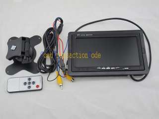 TFT LCD Rearview Monitor and Waterproof Night Vision Car Camera 