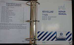 New Holland T1520 T 1520 Tractor Service Repair Manual  