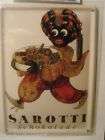 Blechpostkarte  Sarotti  Mohr mit Schokoladentabl​ett