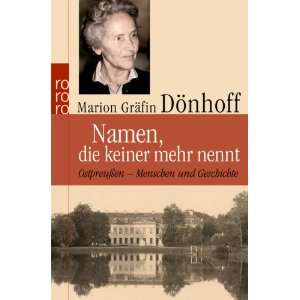     Menschen und Geschichte  Marion Dönhoff Bücher