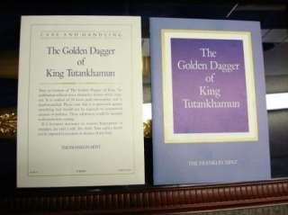 GOLDEN DAGGER OF KING TUTANKHAMUN   FRANKLIN MINT   EXCEPTIONAL 