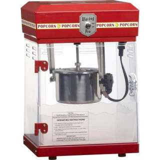  Professional Popcorn Maker WPM25 Red 300 Watts 8 Cup Pivoting Kettle