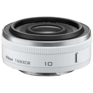 Nikon 1 NIKKOR 10 mm 12,8 Objektiv weiß  Kamera & Foto