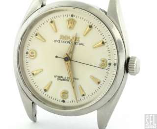 ROLEX OYSTER 6564 SS AUTOMATIC MENS WATCH W/ CAL. 1030 MOVEMENT 