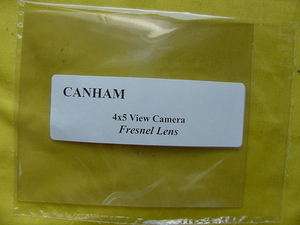 Brand New Canham 4x5 camera Fresnel lens Best Quality  