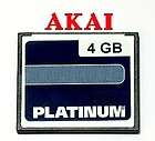 4GB Flash RAM Memory Card incl.1GB top sounds Akai MPC 