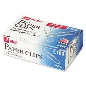  ACCO Products   ACCO   Smooth Finish Premium Paper Clips 