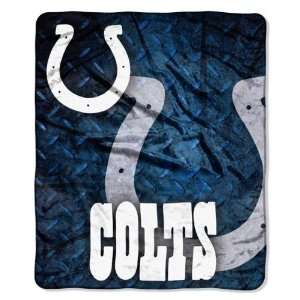  NFL Indianapolis Colts ROLL OUT 50x60 Raschel Throw 