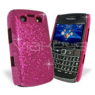 Magenta Sparkle Glitter Case for Blackberry Bold 9780  