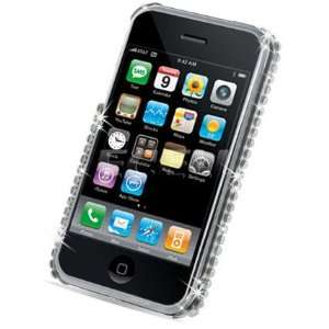     WHITE CRYSTAL DIAMOND BLING CASE FOR IPHONE 3G 3GS Electronics