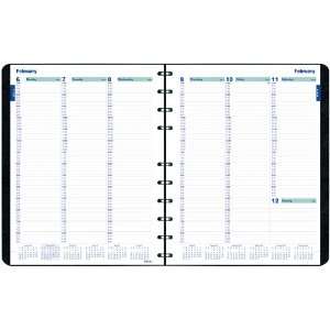  Blueline 2012 MiracleBind Weekly Planner, Twin Wire, Black 