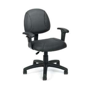    Boss Black Posture Chair W/ Adjustable Arms