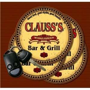  CLAUSS Family Name Bar & Grill Coasters