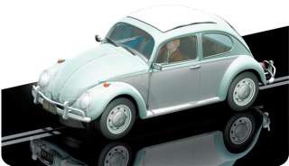 SCALEXTRIC Slot Car C3204 VW Beetle 1963 pale blue/white  