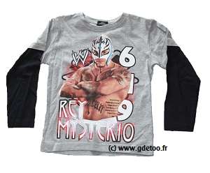   Tee shirt manche Longue WWE Rey Mysterio 14 ans