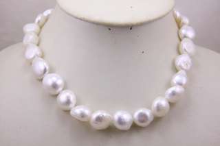 Collana Perle Australiane Natural da 15 a 13 Mm Arg 925  