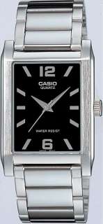 NEW CASIO SILVER STAINLESS STEEL MTP1233D 1A ANALOG MENS WATCH MTP 