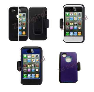 NEW Otterbox Defender Series Hybrid Case & Holster for iPhone 4 4S 