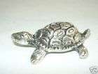 Tartaruga turtle in silver plated