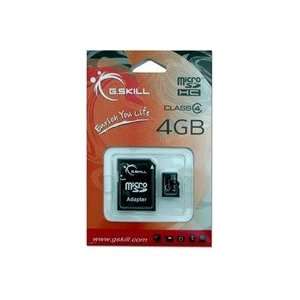  G.SKILL 4GB Micro SDHC Flash Card Comes With SD adapter 