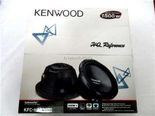 2011 New Kenwood KFC HQR3000 1500W 12 Car Audio Sub Subwoofer  
