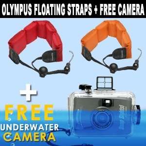  Olympus Orange & Red Floating Foam Strap + FREE Intova 