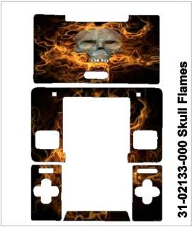 Nintendo DS Classic Skin   skull flames  