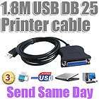 8M USB Male to 25Pin IEEE 1284 Parallel Printer Cable