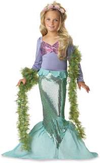 Girls Pretty Mermaid Costume   Mermaid Costumes