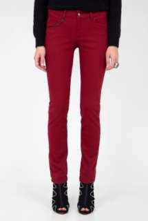 Vanessa Bruno Athe  Red Pocket Skinny Trousers by Vanessa Bruno Athé
