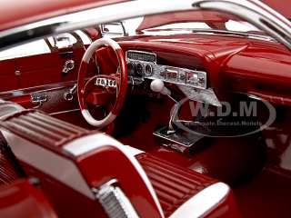 1961 CHEVROLET IMPALA SS 409 ROMAN RED 1/18 DIECAST CAR MODEL BY 