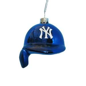   Adler 5 Inch Glass Yankees Batting Helmet Ornament