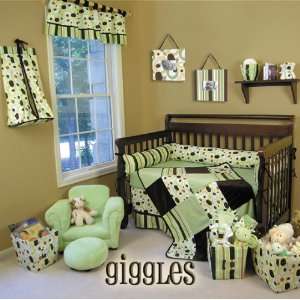  Trend Lab Giggles 12pc Crib Bedding Set #101504 12 Baby