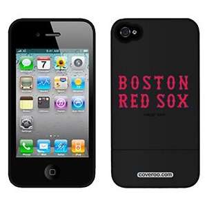  Boston Red Sox Text on AT&T iPhone 4 Case by Coveroo 