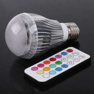  Colorful LED RGB 9W E27 Light Bulb Lamp with Remote 
