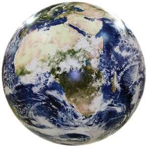   Inflatable Earth Globe from satellite images, Glow in the Dark Cities