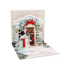  3D Greeting Card   HOLIDAY DOOR   Christmas Kitchen 