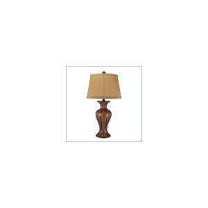   Lamp Ambience in Brown and Black with Cream Shade