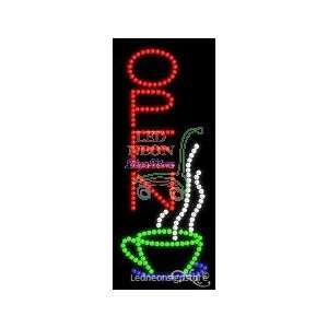  Open cupvertical LED Sign