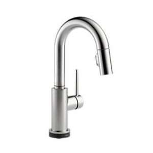 Delta Faucet Single Handle Pull Down Bar/Prep Faucet Featuring Touch 