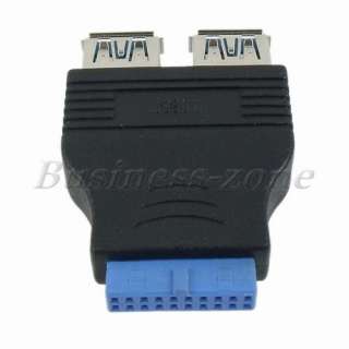   USB 3.0 Female to Internal HUB Motherboard 20 Pin Male Cable Adapter A