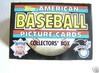 1988 TOPPS AMERICAN BASEBALL PICTURE CARDS SET 88 CARDS  