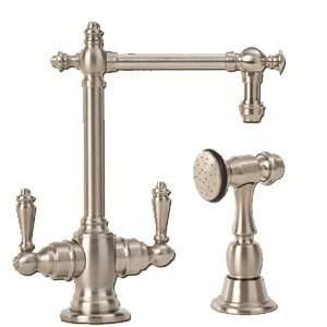   1850 Bar Faucet with Cross Handle   Antique Bronze