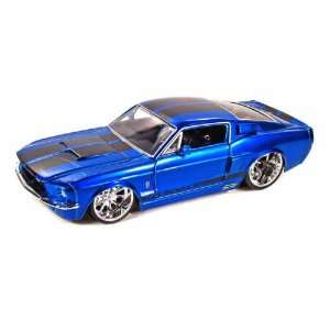  1967 Shelby Mustang 1/24 Mass Metallic Blue Toys & Games