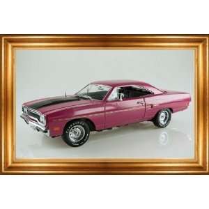   Plymouth Roadrunner Hard Top (1970, 124, Moulin Rouge) Toys & Games