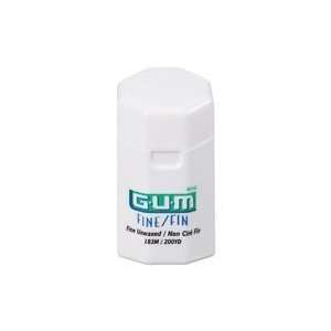  GUM Fine Floss Unwaxed 200 Yards With Refillable Dispenser 