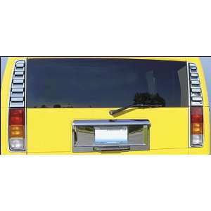   Stainless Rear Upper Louver Covers, for the 2006 Hummer H2 Automotive